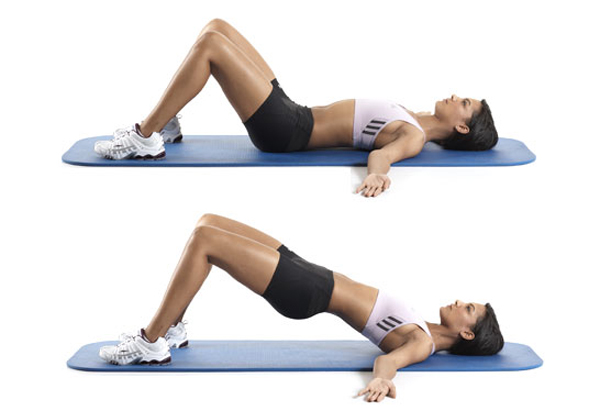 Glute Bridge Exercise